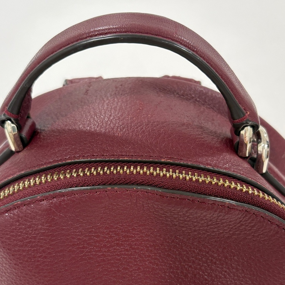 Kate Spade Jackson Burgundy Leather Backpack - Picture 6 of 16